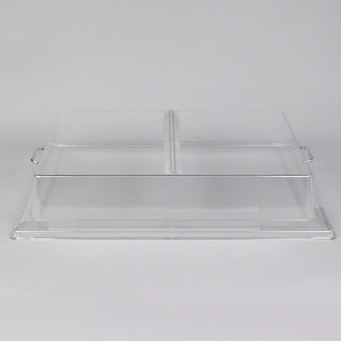 Cambro RD1826CWH135 Camwear 18" x 26" Clear Hinged Dome Display Cover