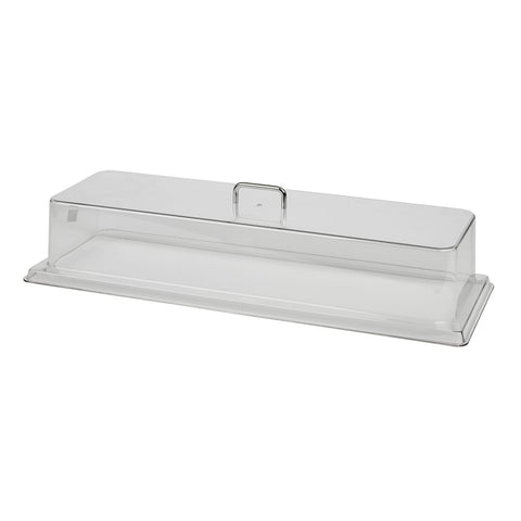 Cambro RD926CW135 Rectangular Display Cover 9x26 Clear/Chrome