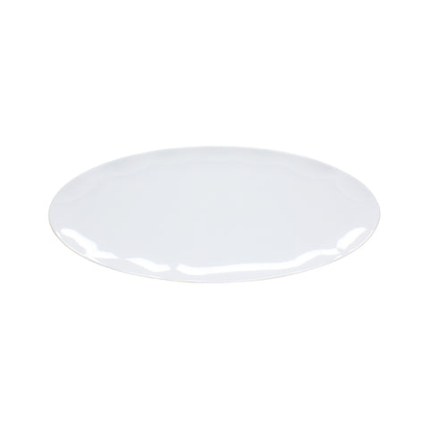 Thunder Group RF2024W 24" x 10" White Melamine Oval Platter