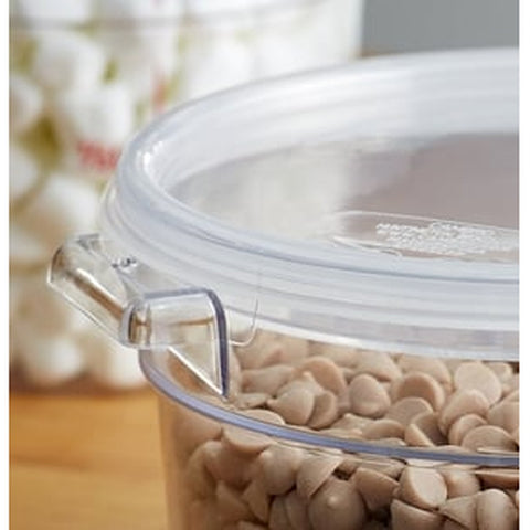 Cambro RFS2SCPP190 Camwear Translucent Round Seal Cover for 2 & 4 Qt. Containers