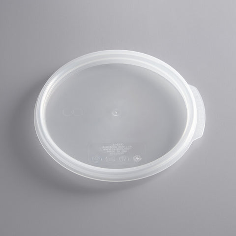 Cambro RFS2SCPP190 Camwear Translucent Round Seal Cover for 2 & 4 Qt. Containers