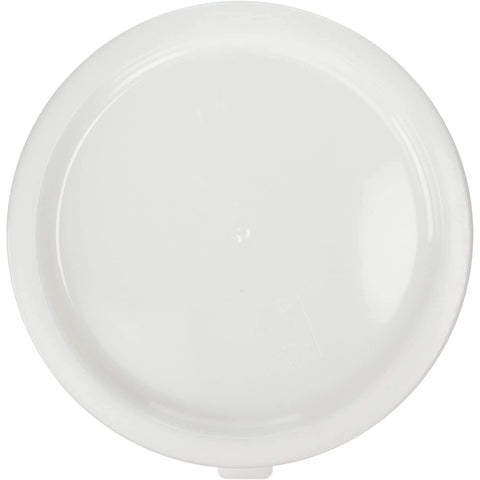 Cambro RFSC12148 White Poly Lid for 12/18/22 Qt Round Storage Containers