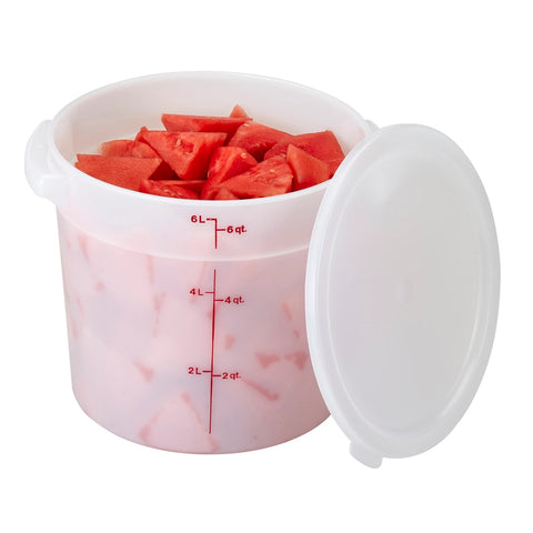 Cambro RFSC6148 6-8 Qt Round Poly Food Storage Container Lid