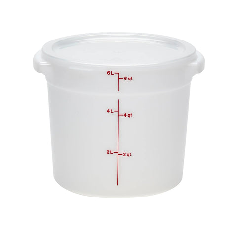Cambro RFSC6148 6-8 Qt Round Poly Food Storage Container Lid