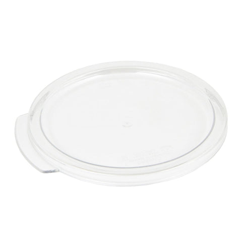 Cambro RFSCWC1135 Camwear Round Cover, Clear, 1 Qt