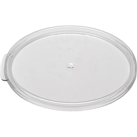 Cambro RFSCWC6135 Camwear Round Storage Lid, Clear - For 6 & 8 Qt Containers