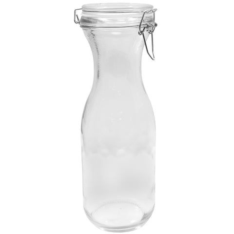 Tablecraft Products RGC34 34 oz Resealable Glass Carafe
