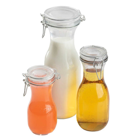 TableCraft Products RGC34 34 oz Resealable Glass Carafe