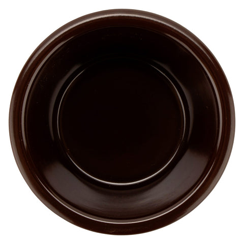 G.E.T. Enterprises RM-388-BR 3 oz. Brown Smooth Melamine Ramekin
