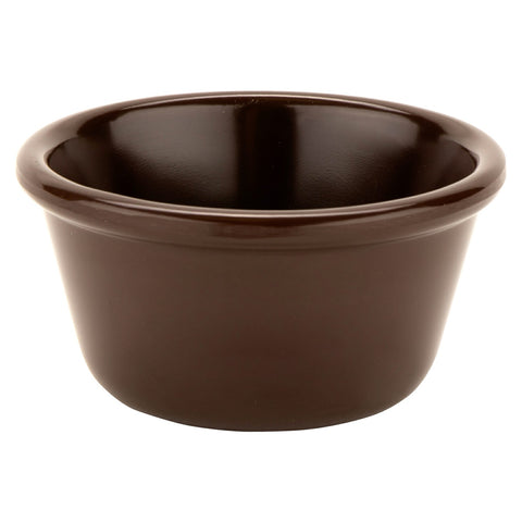 GET Enterprises RM-400-BR 4 oz. Brown Melamine Ramekin