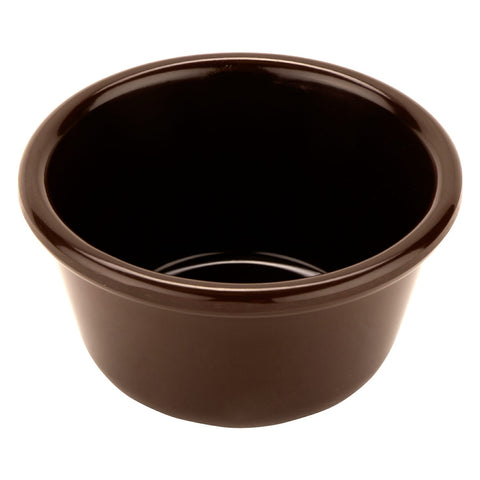 GET Enterprises RM-400-BR 4 oz. Brown Melamine Ramekin
