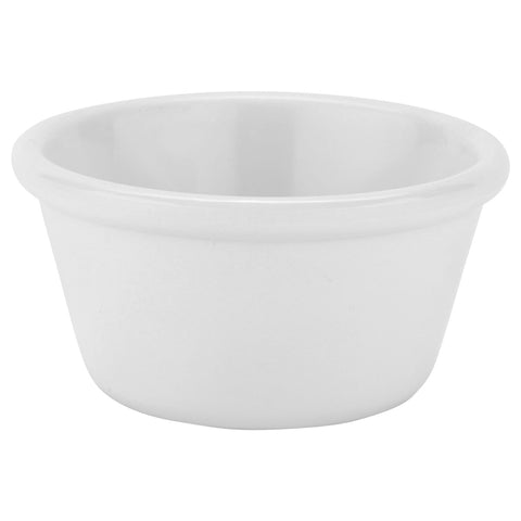 G.E.T. Enterprises RM-400-W White Smooth Melamine 4 oz. Ramekin