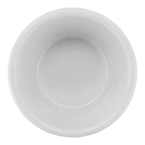 G.E.T. Enterprises RM-400-W White Smooth Melamine 4 oz. Ramekin