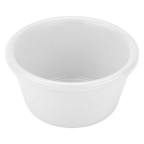 G.E.T. Enterprises RM-400-W White Smooth Melamine 4 oz. Ramekin