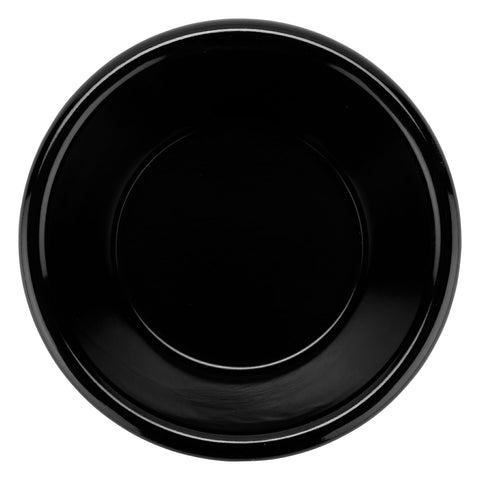 GET Enterprises RM-401-BK 4 oz. Black Fluted Melamine Ramekin, 3.25" x 1.75"