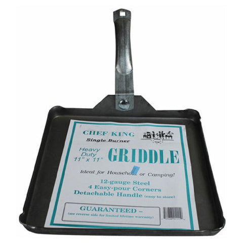 Rocky Mountain Cookware RM1111 11" x 11" Single Burner Portable Griddle