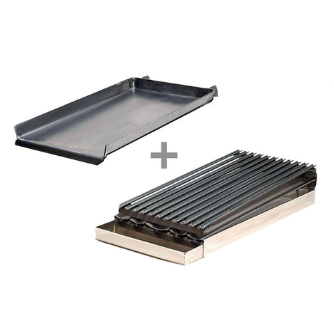 Rocky Mountain Cookware RM2424-8 24" x 24" 4-Burner Lift-Off Steel Griddle