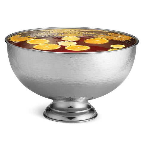 Tablecraft Products RPB1513 - 14 Qt. Round Stainless Steel Punch Bowl