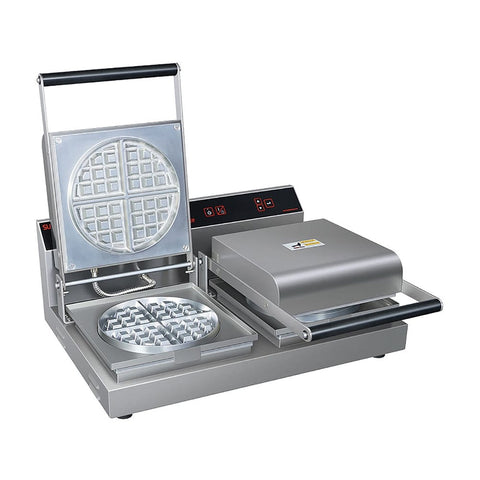 Hatco RWM-2B-QS Double Belgian Waffle Maker, 7 in x 1 in