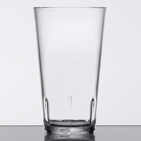 G.E.T. Enterprises S-15-1-CL 14 oz. Clear SAN Plastic Stackable Mixing Glass Shaker Tumbler