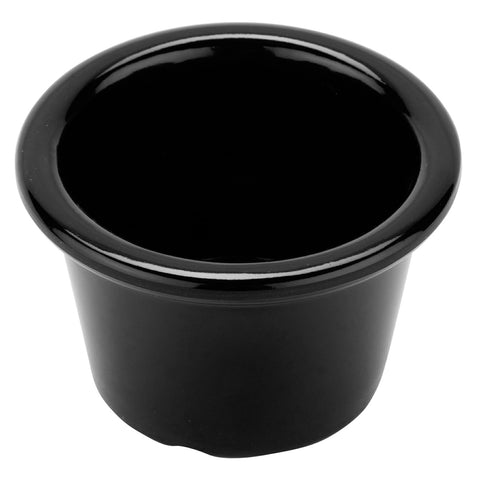 G.E.T. Enterprises S-610-BK 1.5 oz. Black Melamine Ramekin