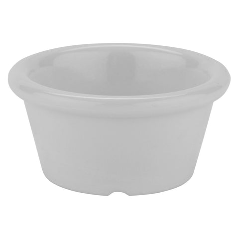 G.E.T. Enterprises S-620-W 2 oz. White Melamine Smooth Ramekin