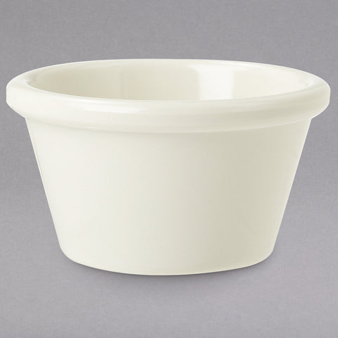 G.E.T. Enterprises S-630-IV 3 oz. Ivory Smooth Melamine Ramekin