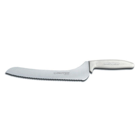Dexter Russell S163-9SC-PCP 9" Sani-Safe Scalloped Offset Bread Knife