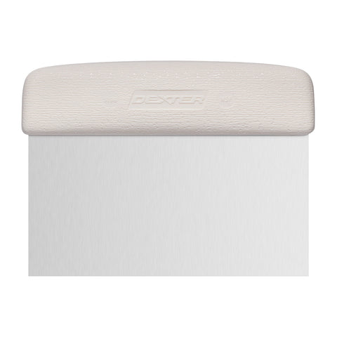 Dexter Russell S196Y Sani-Safe 6" x 3" Dough Cutter/Scraper - Yellow