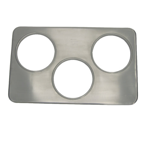 Libertyware SAP36 Stainless Steel Adapter Plate with 3 Holes, 6-3/8"
