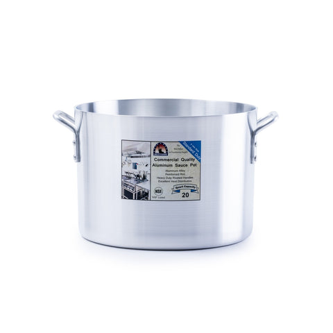 Libertyware SAU20 20 Qt. Aluminum Sauce Pot