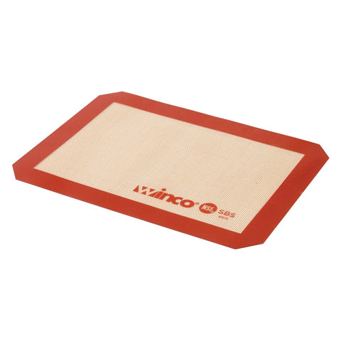 Winco SBS-11 Quarter-Size Non-Stick Silicone Baking Mat, 8-1/4" x 11-3/4"