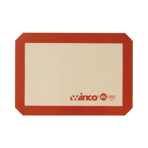 Winco SBS-11 Quarter-Size Non-Stick Silicone Baking Mat, 8-1/4" x 11-3/4"