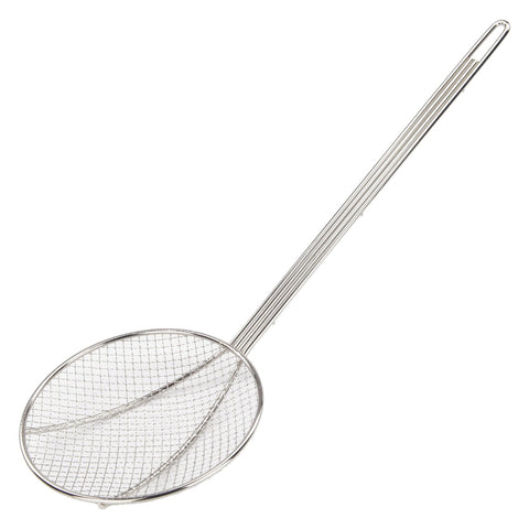 Winco SC-7R 7" Round Nickel-Plated Wire Skimmer