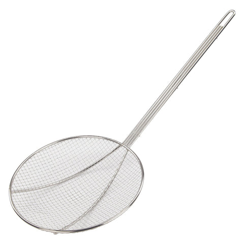 Winco SC-8R 8" Round Nickel-Plated Wire Skimmer