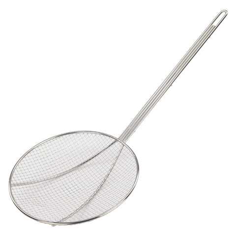 Winco SC-9R 9" Round Nickel-Plated Wire Skimmer