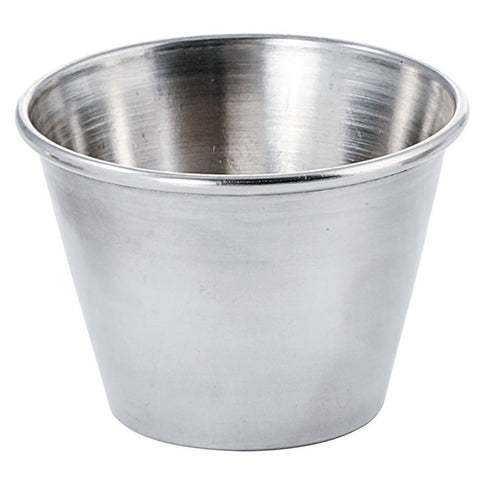 Winco SCP-25 2-1/2 oz Stainless Steel Round Sauce Cup