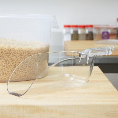 Cambro SCP64CW135 Camwear Clear Polycarbonate Scoop, 2 Qt.