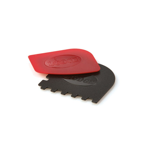 Lodge SCRAPERCOMBO Cast Iron Pan and Grill Scraper Combo Set, 2-Pack