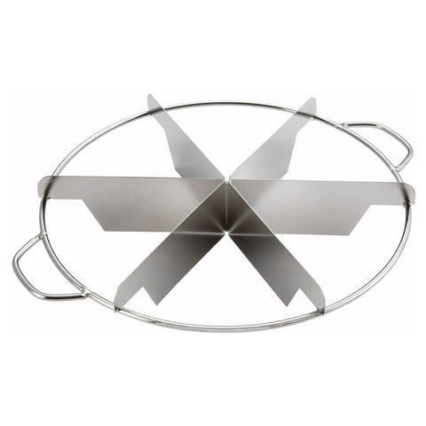 Winco SCU-6 6-Cut Stainless Steel Pie Cutter, 10-Inch