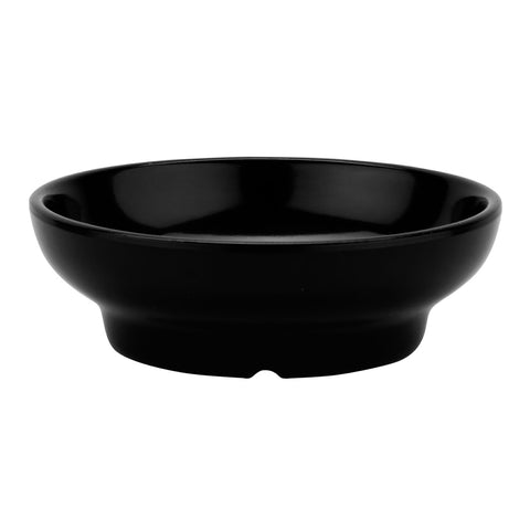G.E.T. Enterprises SD-05-BK Black 5 oz. Melamine Salsa Dish
