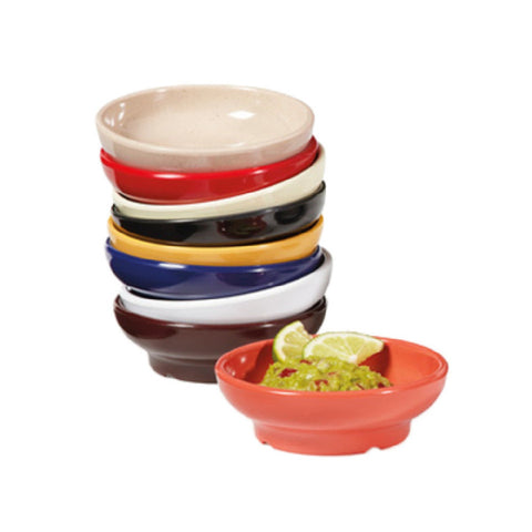 G.E.T. Enterprises SD-05-RO 5 oz. Melamine Salsa Dish