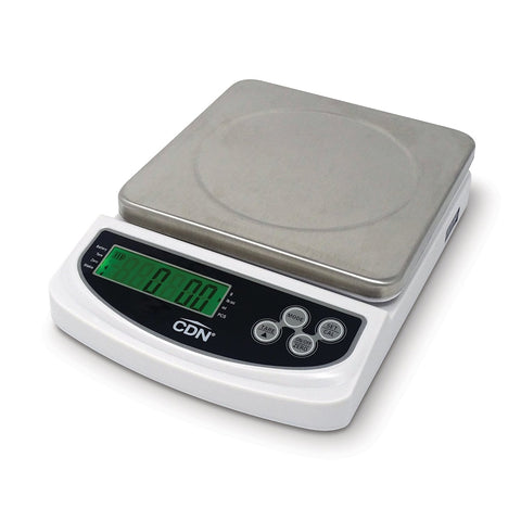 CDN SD2206 22 lb Digital Portion Control Scale with Removable Stainless Steel Platform