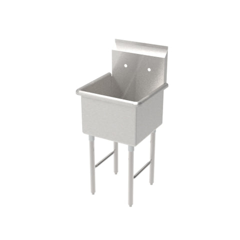 GSW USA SEE18181P One Compartment Prep Sink, No Drainboard