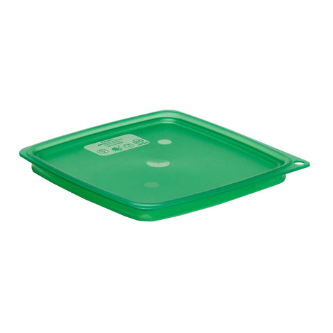 Cambro SFC2FPPP265 FreshPro CamSquares Easy Seal Cover for 2 & 4 Qt. Containers, Translucent Green