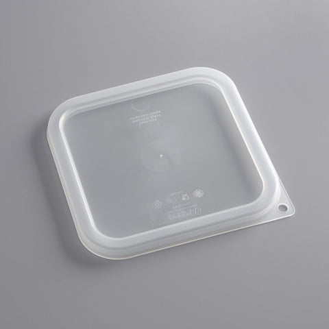 Cambro SFC2SCPP190 Translucent Polypropylene Seal Cover for 2 & 4 Qt CamSquare Food Storage Containers