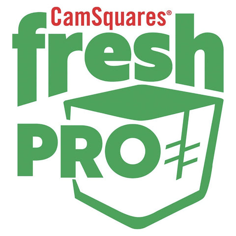 Cambro SFC6FPPP266 CamSquare FreshPro Cover for 6 & 8 qt Containers, Translucent Red Polyethylene