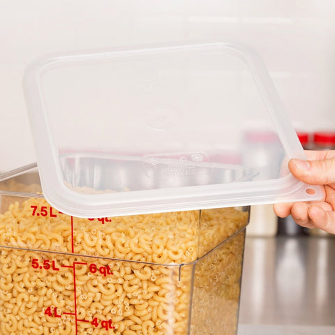 Cambro SFC6SCPP190 Translucent Polypropylene Seal Cover for 6 and 8 Qt CamSquare Food Storage Containers