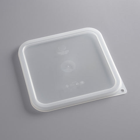 Cambro SFC6SCPP190 Translucent Polypropylene Seal Cover for 6 and 8 Qt CamSquare Food Storage Containers