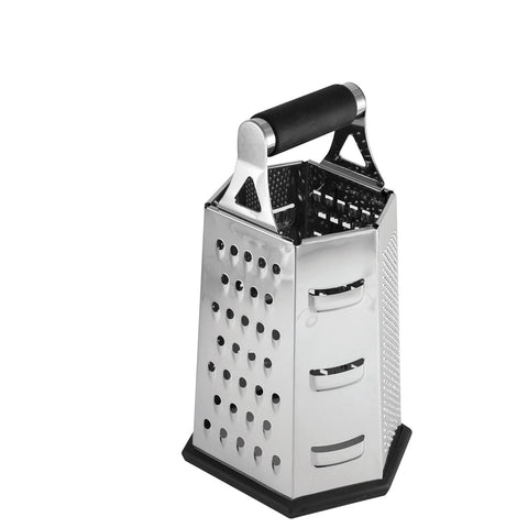 TableCraft Products SG204BH 6-Sided Stainless Steel Box Grater